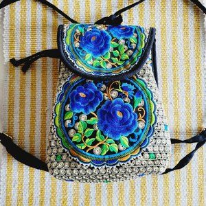 Handmade Backpack Purse